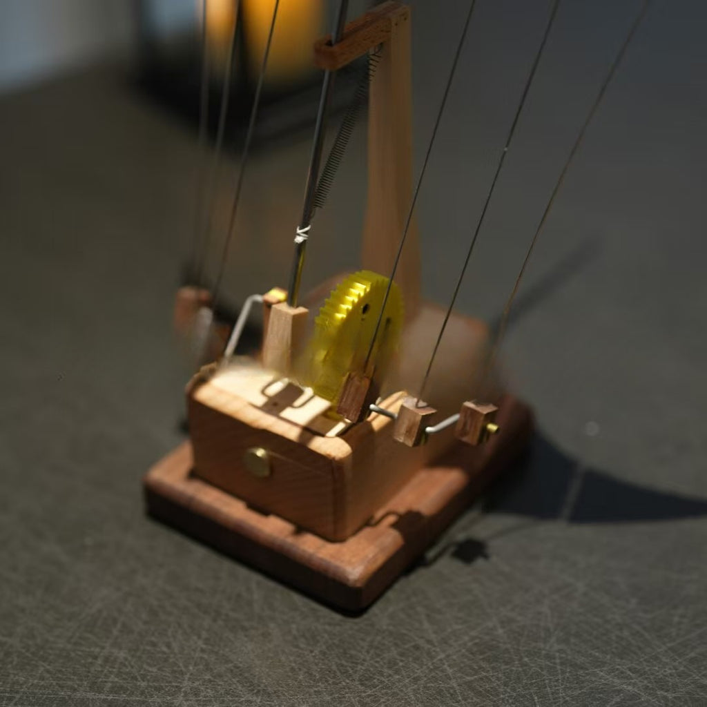 Devil Fish Handmade Wooden Desktop Ornament